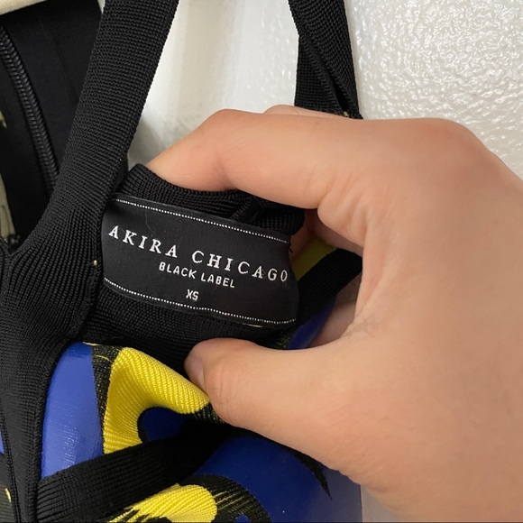 Akira Chicago Neon bandage bodycon dress - Picture 6 of 10